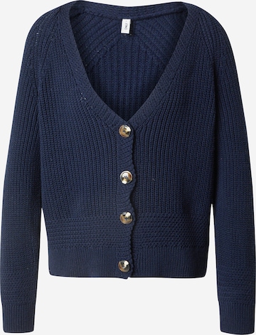 ONLY Плетена жилетка 'ONLBETINA' в синьо: отпред