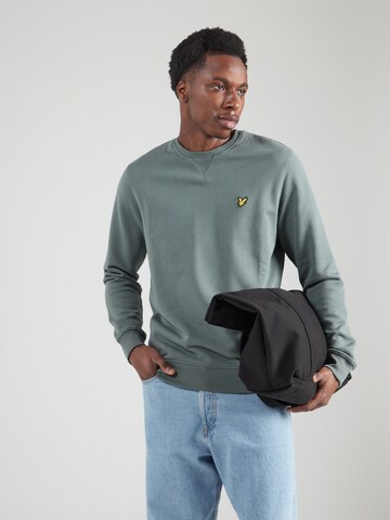 Lyle & Scott Μπλούζα φούτερ σε πράσινο: μπροστά