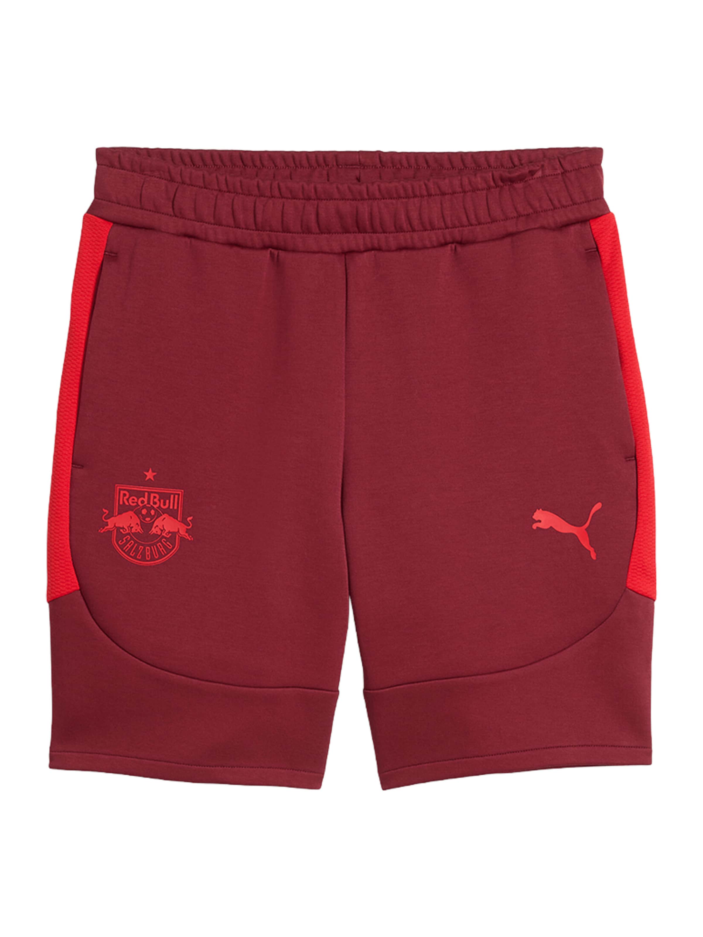 PUMA Regular Sportshorts 'Bull Salzburg Evostripe' in Rot: Vorderseite