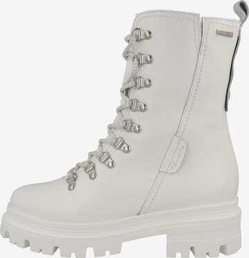 TAMARIS Lace-Up Ankle Boots in White