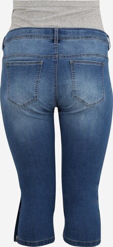 Slimfit Jeans 'Pixie' di Mamalicious Curve in blu