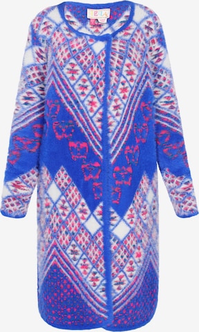 IZIA Gebreid vest in Blauw: voorkant