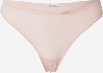 Calvin Klein Underwear String in Brown: front