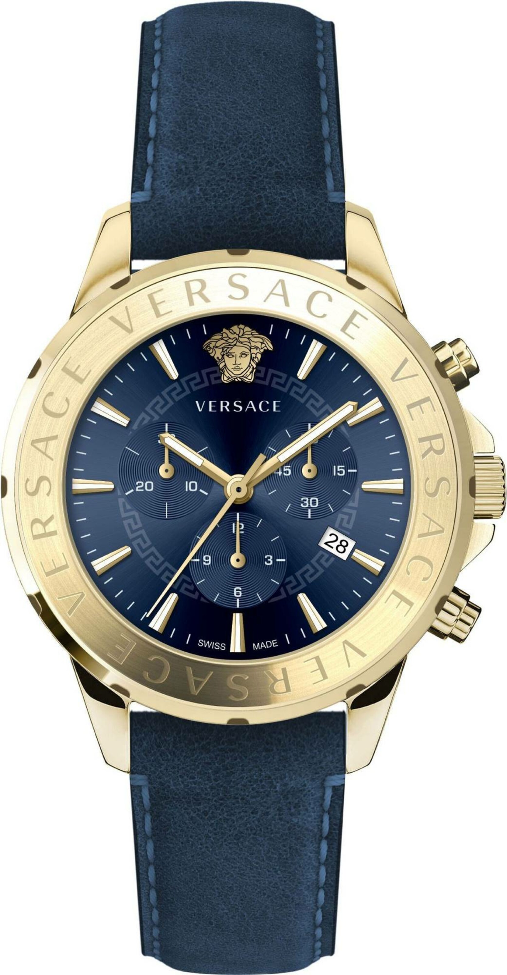 VERSACE Analog watch in Gold / Mixed colours, Item view
