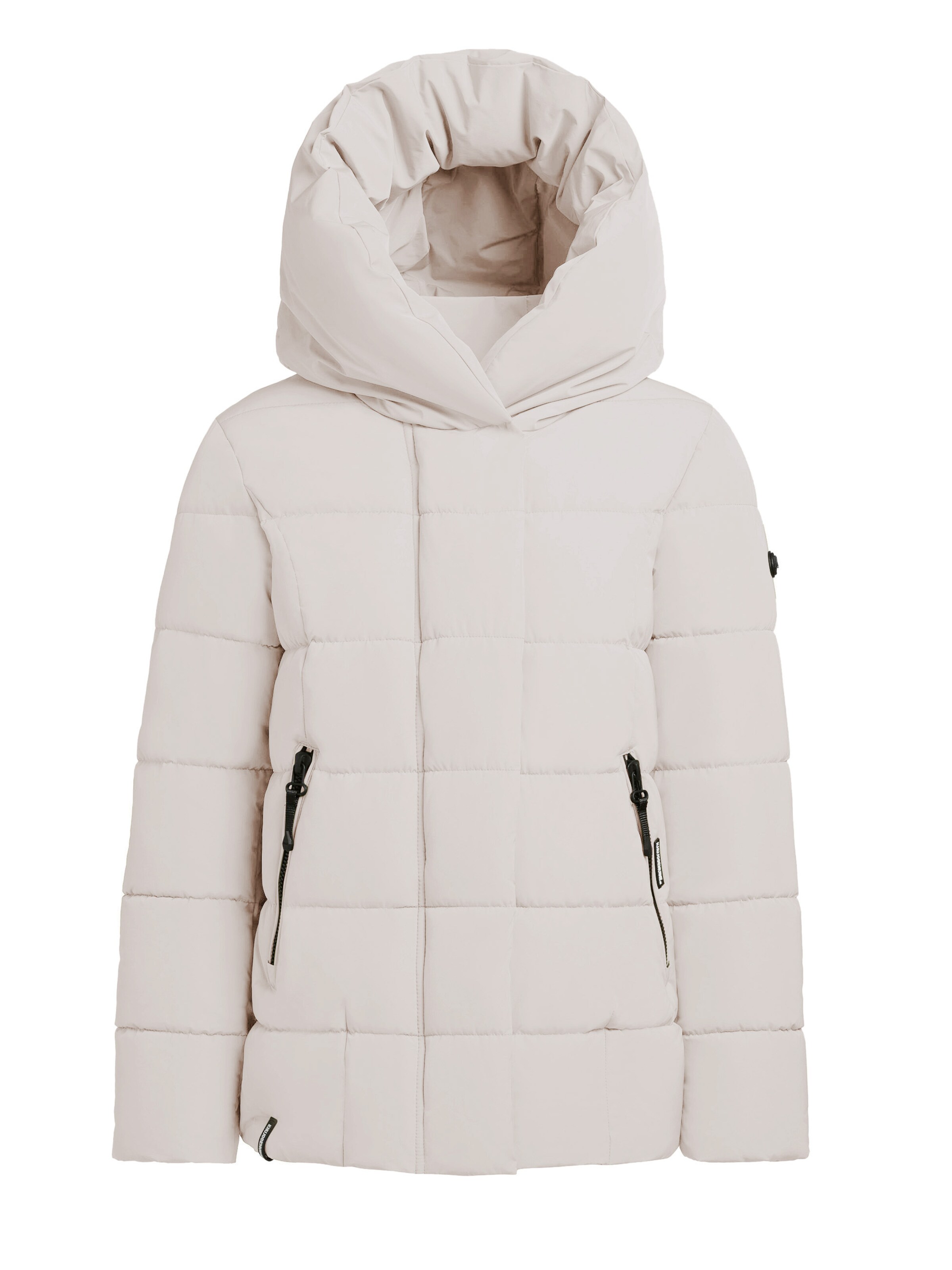 khujo Winterjacke 'Camea' in weißmeliert, Produktansicht