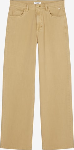 Marc O'Polo DENIM Wide Leg Jeans 'Tomma' i beige: forside