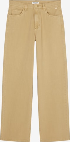 Marc O'Polo DENIM Wide leg Jeans 'Tomma' in Beige: front