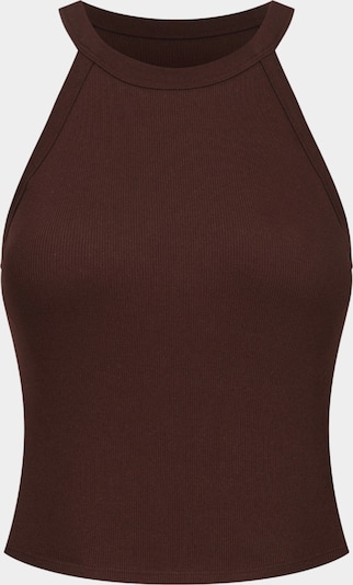 cfab Toppi 'Neck Holder Bra Top' koossa XS värissä ruskea, Tuotenäkymä