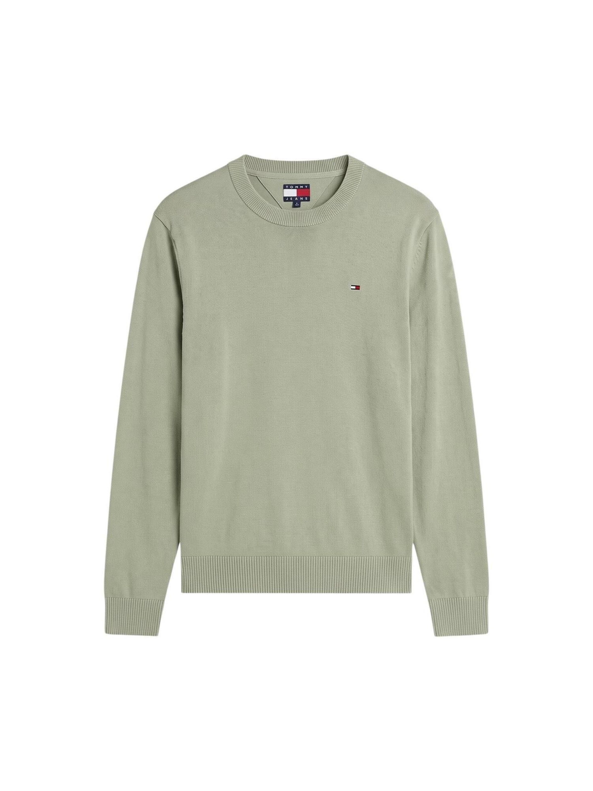 Pullover 'DM0DM22853' di Tommy Jeans in verde: frontale
