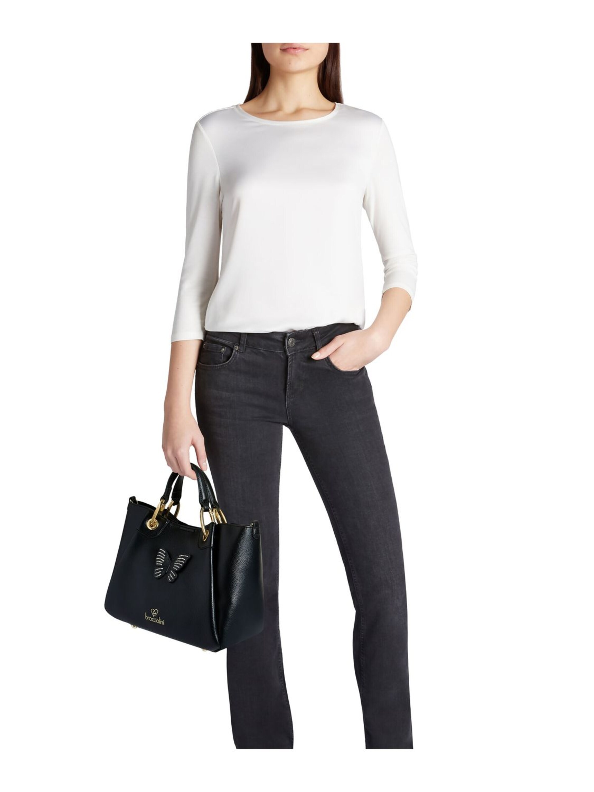 Braccialini Handbag 'Amy Bijoux' in Black