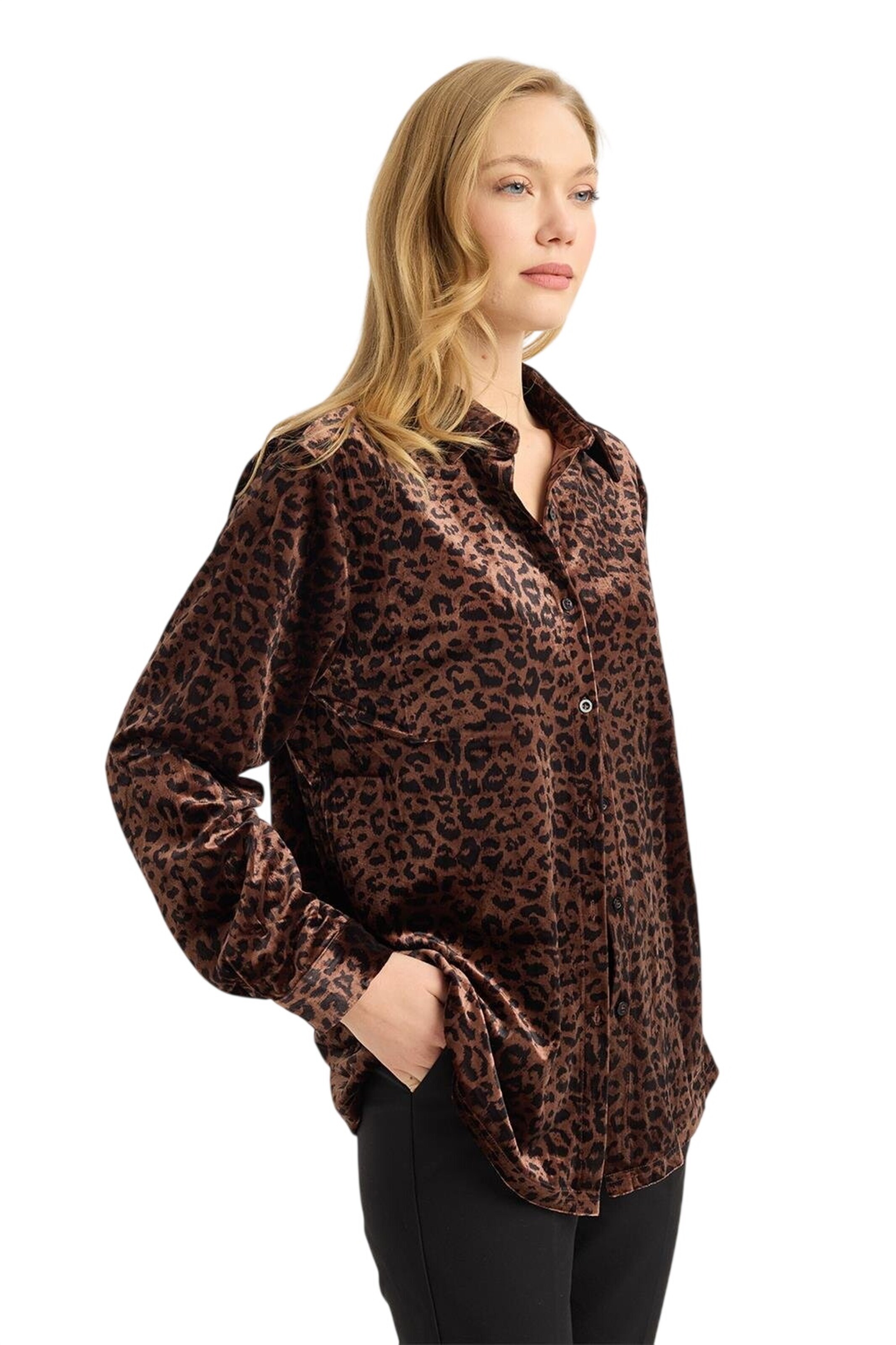 HOME STORE Blouse in Brown
