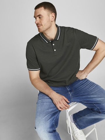 Jack & Jones Plus Poloshirt 'JJEPaulos' in Grün