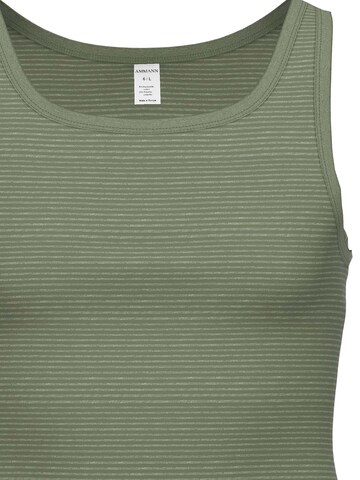 Ammann Undershirt 'Day Classic / Jeans Feinripp' in Green