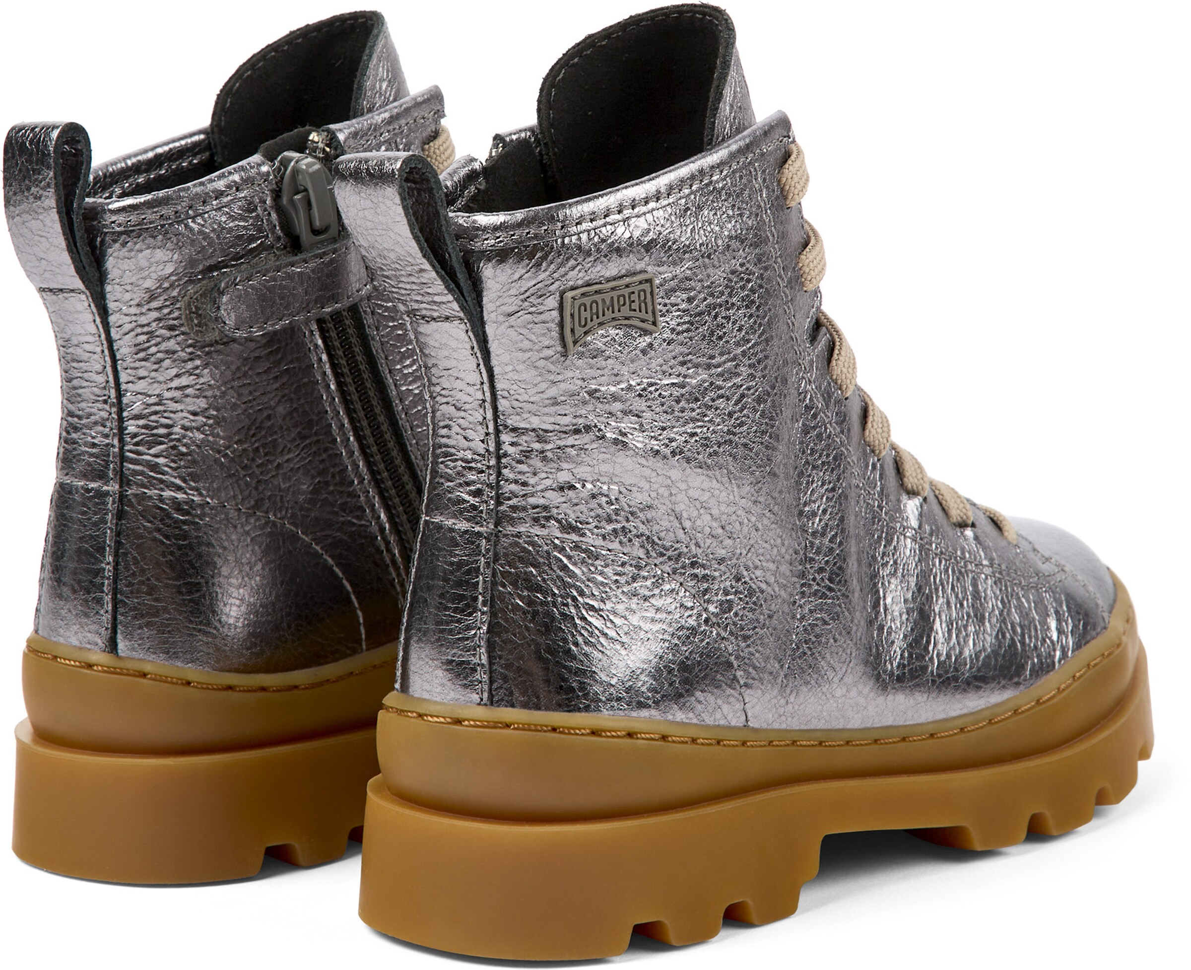 CAMPER Stiefelette 'Brutus' in Silber