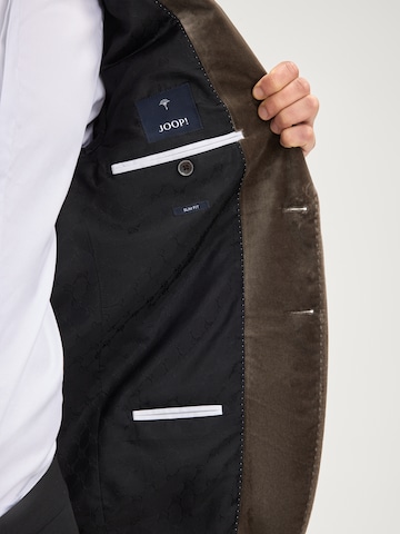 JOOP! Slim fit Colbert 'Horace-Velvet' in Bruin