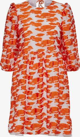 Robe SELECTED FEMME en orange : devant