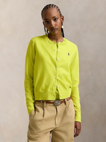 Cardigan Polo Ralph Lauren en vert : devant