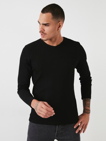 Sweat-shirt Buratti en noir : devant