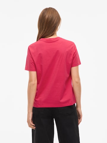 VILA Koszulka 'VINora' w kolorze czerwony