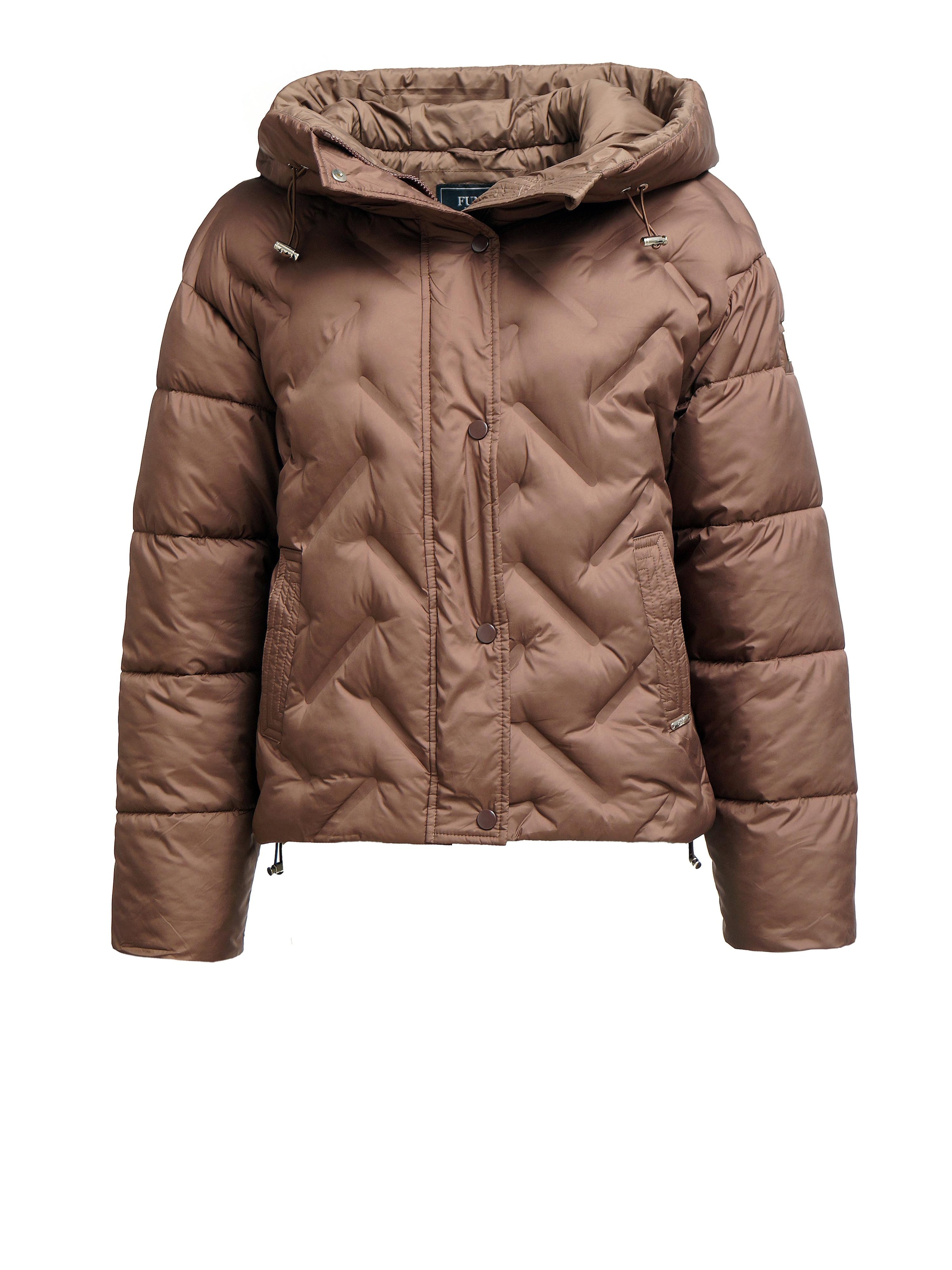 Funk since 1776 Winter Jacket in Brown: front