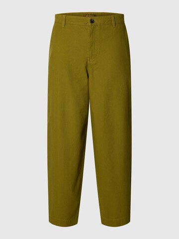 SELECTED Barrel Pants in Green