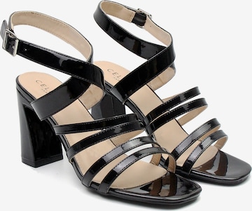 Celena - Sandalias con hebilla 'Cecily' en negro