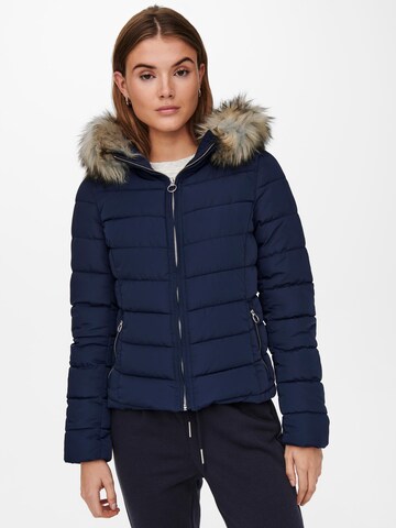 ONLY Winter Jacket in Blue: front