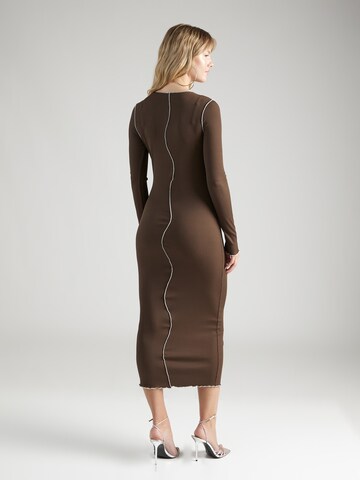 Envii Kleid 'FORK' in Braun