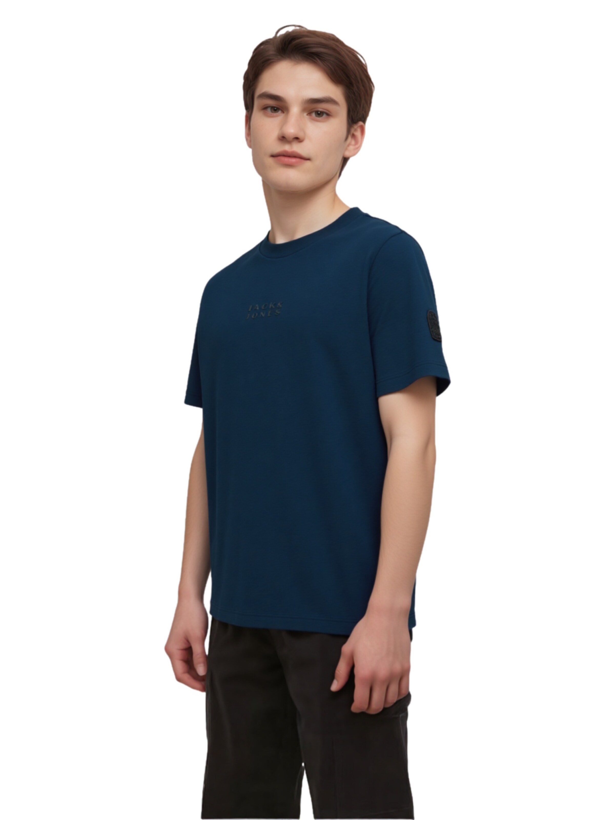 Jack & Jones Junior Shirt 'Point' in Blue: front