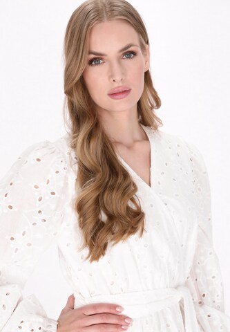 DreiMaster Vintage Платье 'Classic Look' в Белый