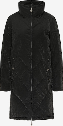 Manteau d’hiver DreiMaster Vintage en noir : devant
