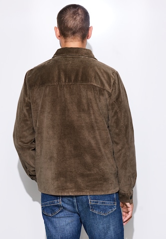 Street One MEN Regular Fit Hemd in Braun