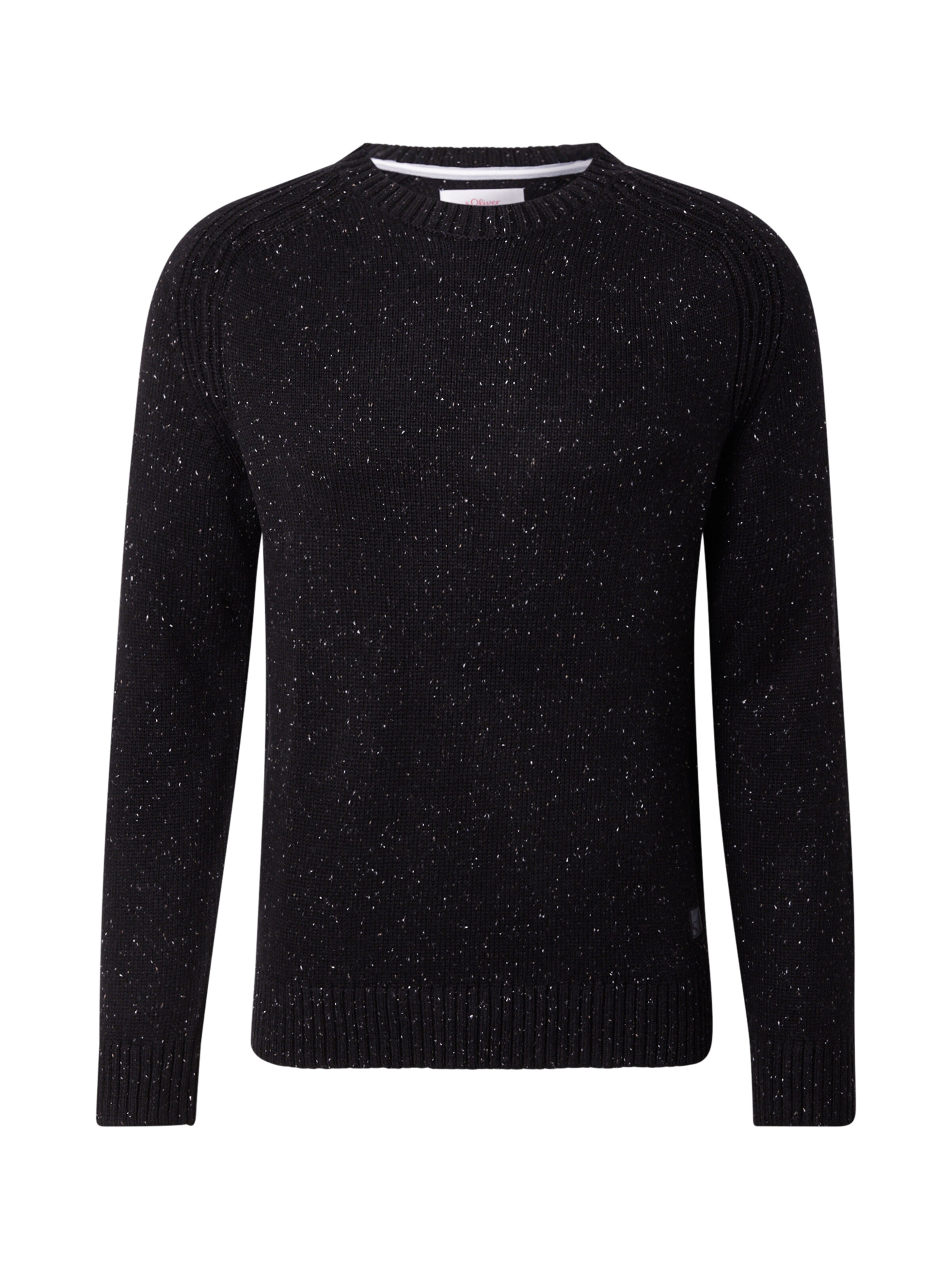 s.Oliver Pullover in Schwarz: Vorderseite