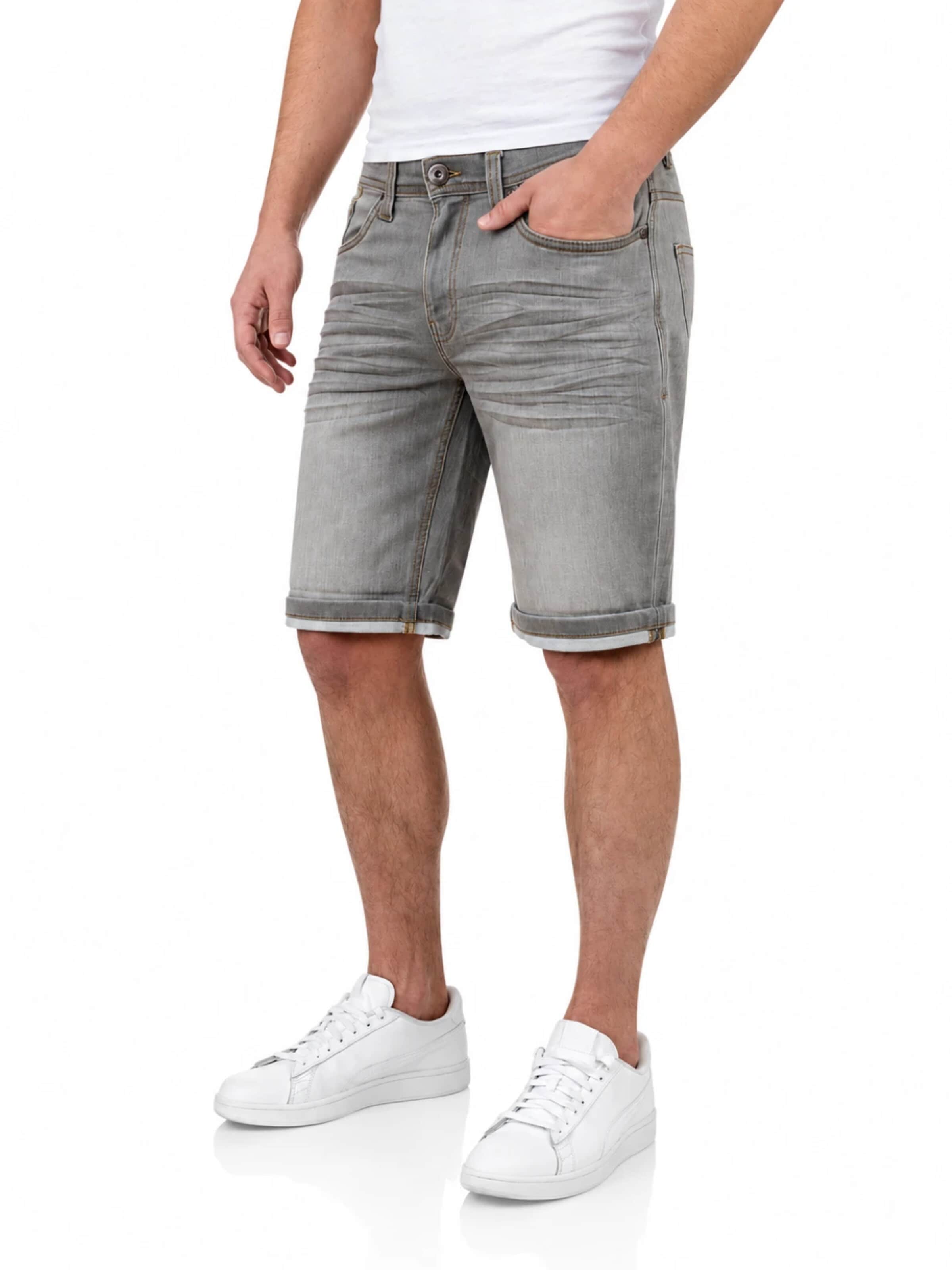 FALKENSTEJN Regular Broek in Grijs: voorkant