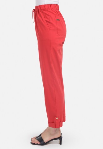 HELMIDGE Tapered Pants in Red