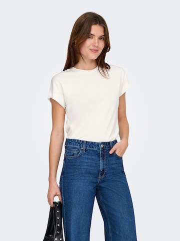 balta ONLY Marškinėliai 'ONLERICA': priekis