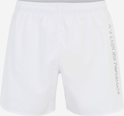 EA7 Emporio Armani Shorts de bain en blanc, Vue avec produit