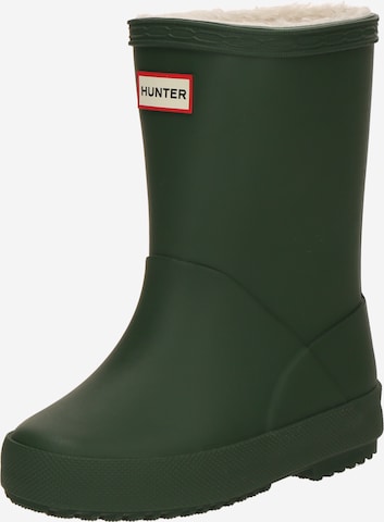 HUNTER Rubber boot in Green: front