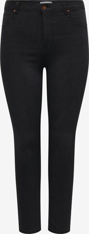 ONLY Carmakoma Skinny Jeans in Zwart: voorkant