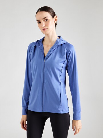 Giacca di felpa sportiva di 4F in blu: frontale
