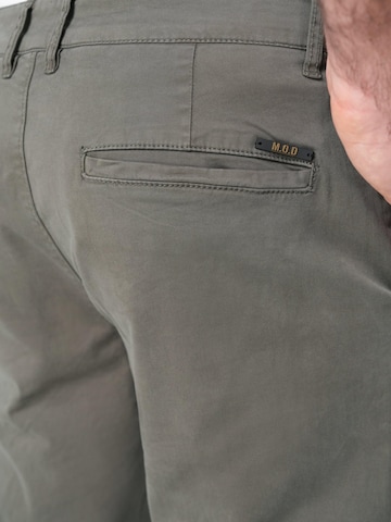 M.O.D MIRACLE OF DENIM Slimfit Lærredsbukser i grøn
