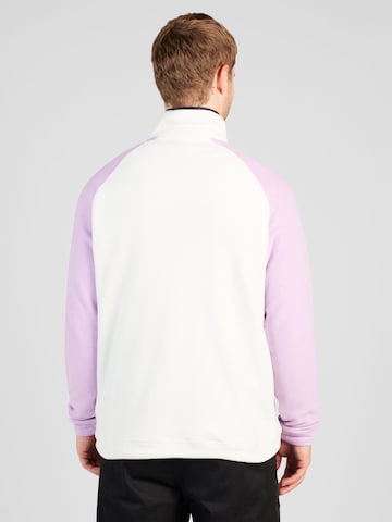 QUIKSILVER Athletic Sweater 'POWDER CHASER' in White