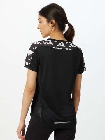 ADIDAS SPORTSWEAR Skinny Funkcionalna majica 'Own The Run' | črna barva
