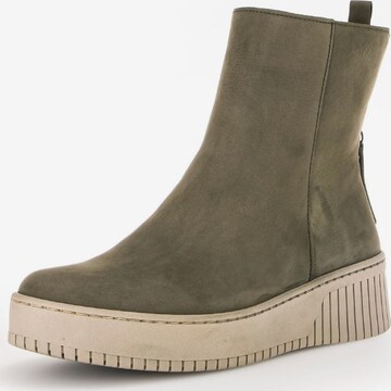 GABOR Ankle Boots in Green: front