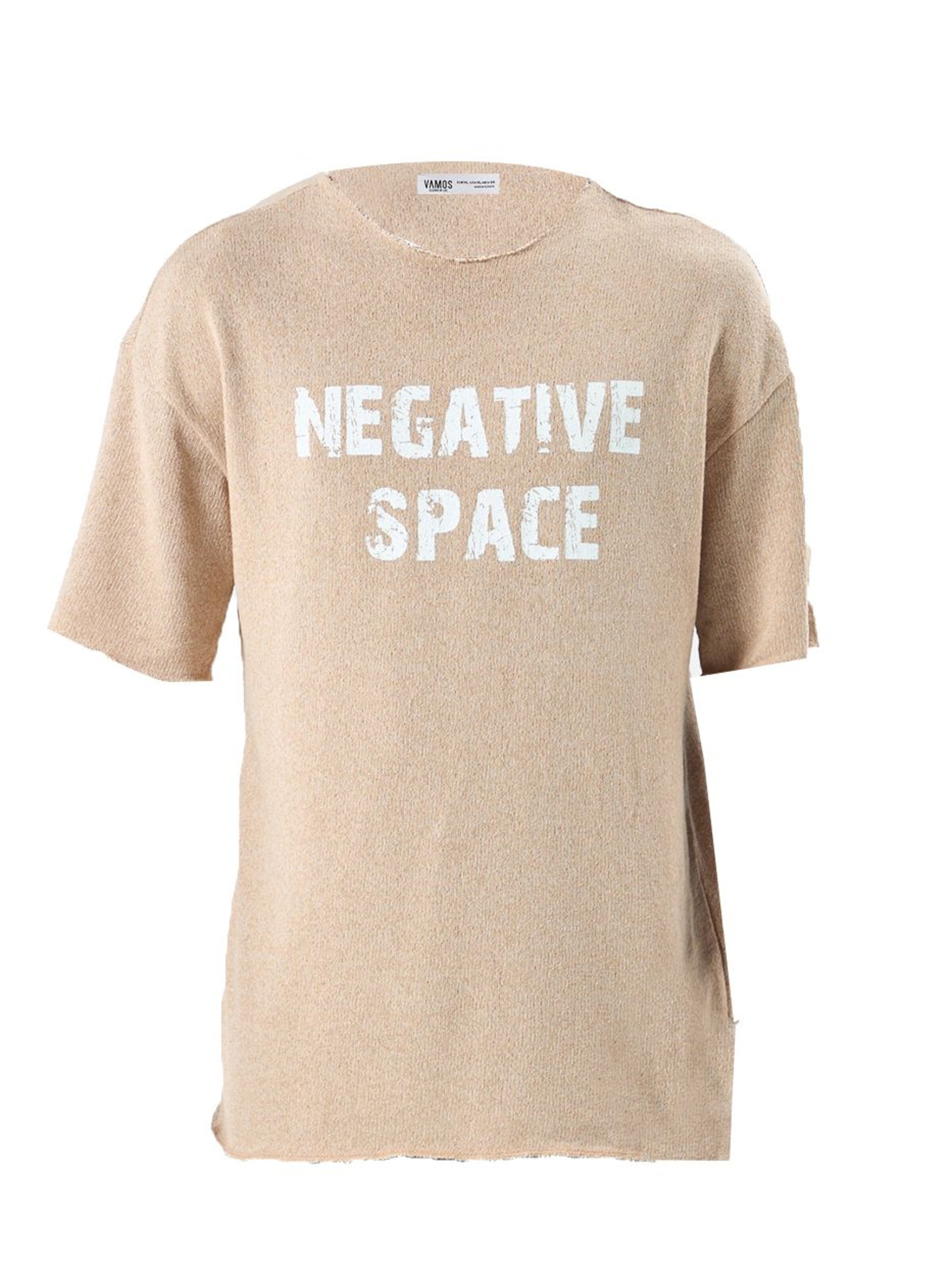 VAMOS CLO Majica | bež barva: sprednja stran