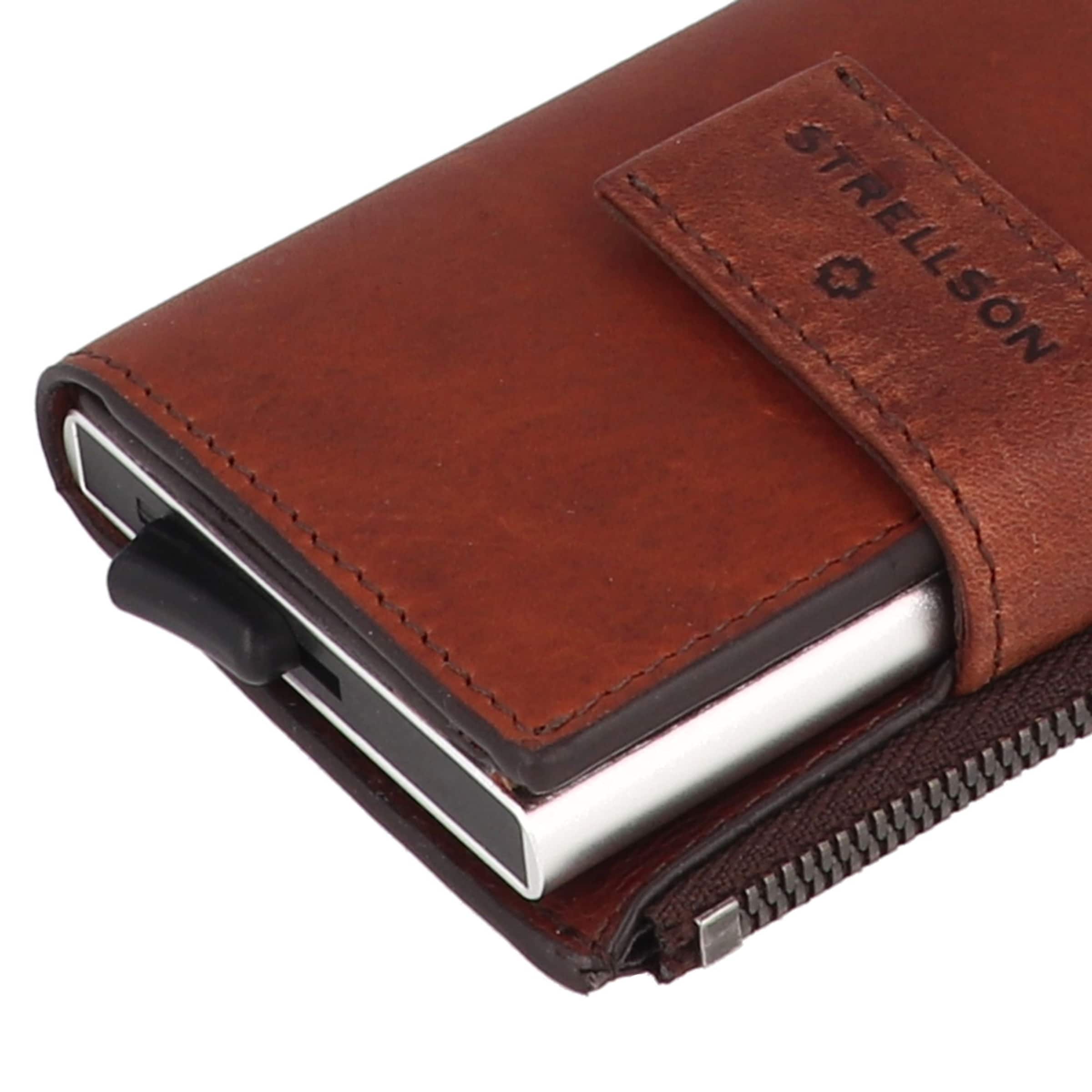 STRELLSON Portemonnaie 'Brick Lane C-Four' in Braun