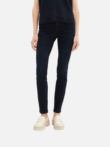 TOM TAILOR Slimfit Jeans 'Alexa' in Zwart: voorkant