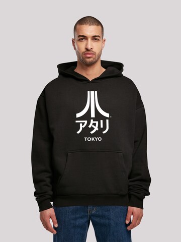 F4NT4STIC Sweatshirt 'Atari Tokyo Retro Arcade Games' in Schwarz: Vorderseite