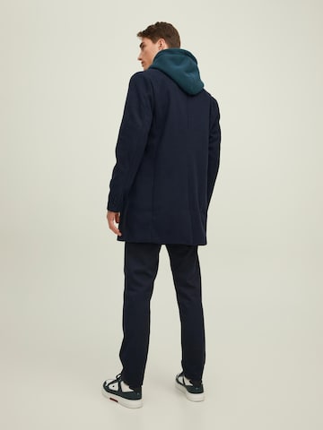 JACK & JONES Between-Seasons Coat 'Toby' in Blue