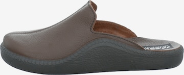 Westland Slippers 'Monaco' in Brown: front